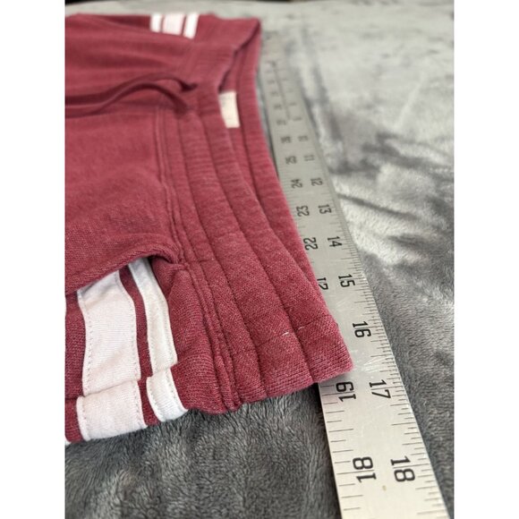 Hollister Women's Spell Out Jogger Sweatpants Size L Burgundy Loungewear Y2k - Picture 8 of 10